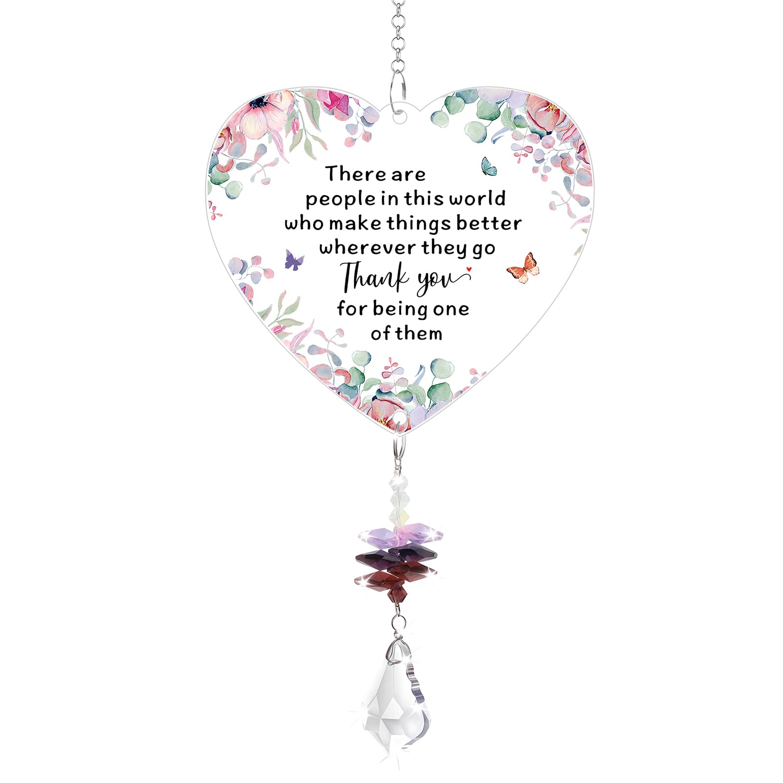 Thank You Gift, Crystal Suncatcher, Thank You Teacher Gifts, Leaving Gifts for Colleagues Women,Retirement Gifts, For Friends Nurse Mentor,Christmas Day,Birthday Graduation's Day — image 1