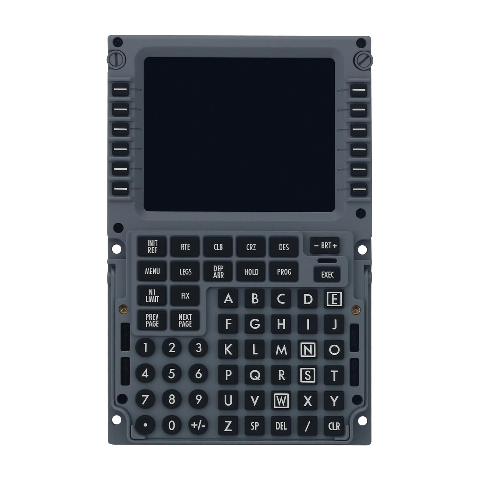 MiYee WINGFLEX B737CDU Flugsimulator Control Panel 737 Cockpit-Anzeigeeinheit 1:1 Größe Plug-and-Play