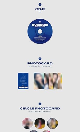 Miniatura 3 de ARTBEAT DUBI DUBI 1er álbum individual CD+80p PhotoBook+1p PhotoCard+1p Circle PhotoCard+1ea Sticker+1p Postcard+Seguimiento sellado