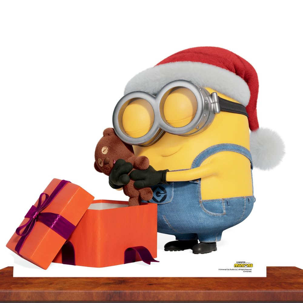 Minion Bob Christmas Cardboard Cutout Official Minions Standee Despicable Me