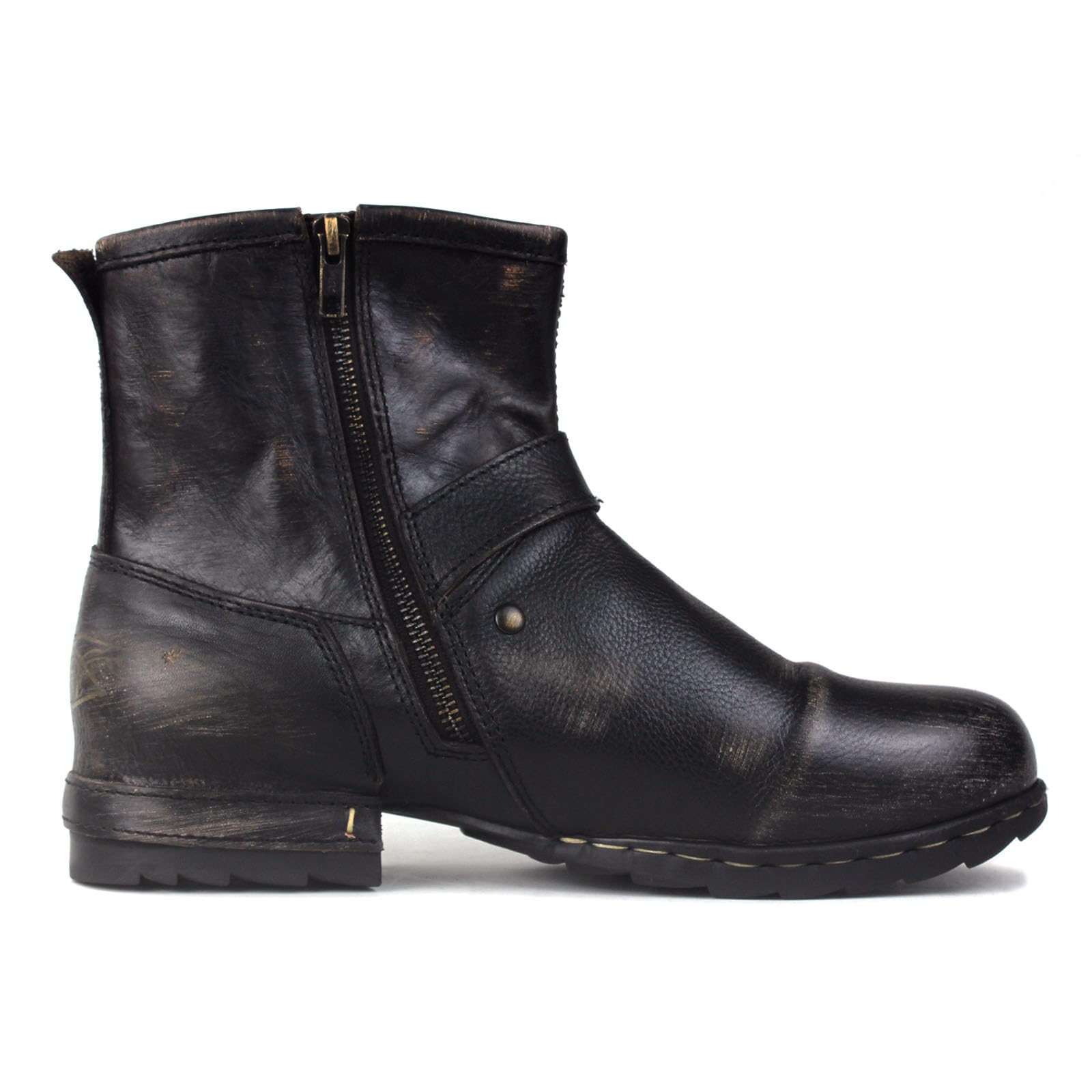 Vintage Braun Chukka Stiefel für Männer stiefel de Motorrad Casual Leder Kleid Stiefelette Mode CD-5008-1-BP-DE-R