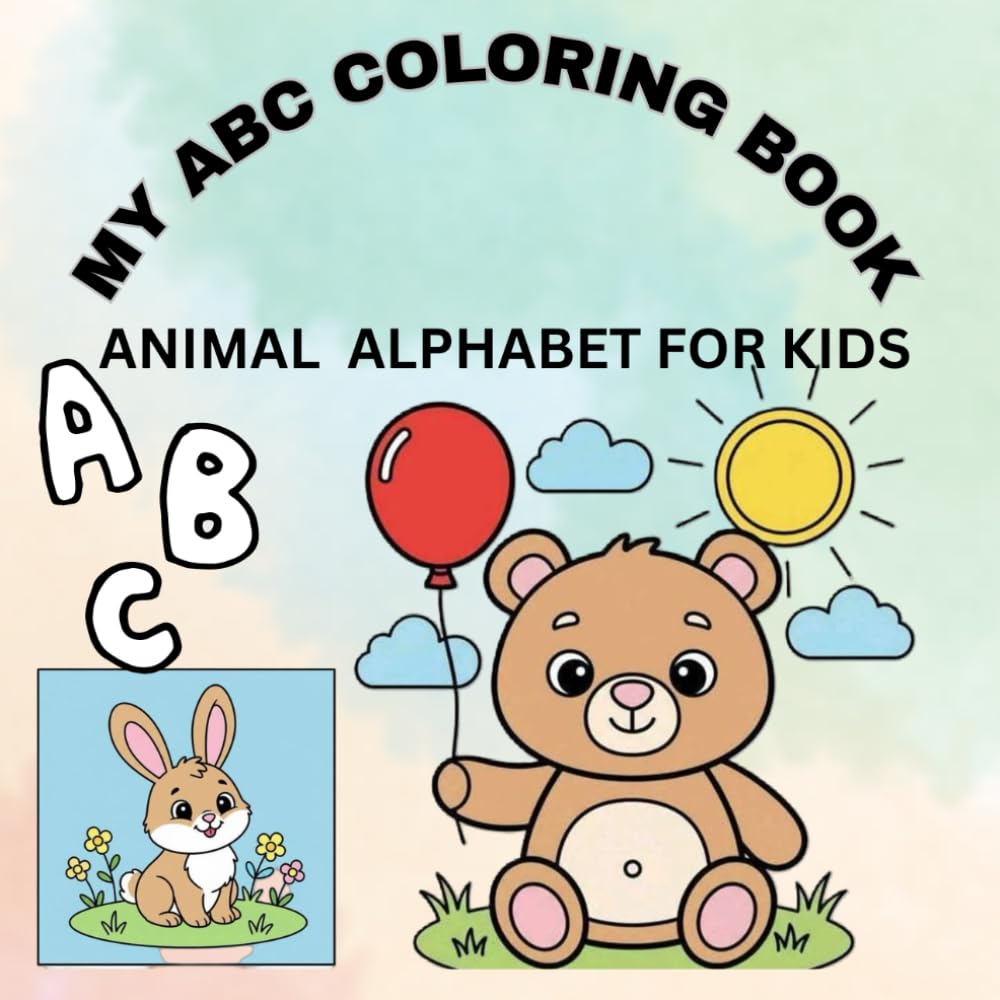 ALPHABET COLORING BOOK: ANIMAL ALPHABET FOR KIDS