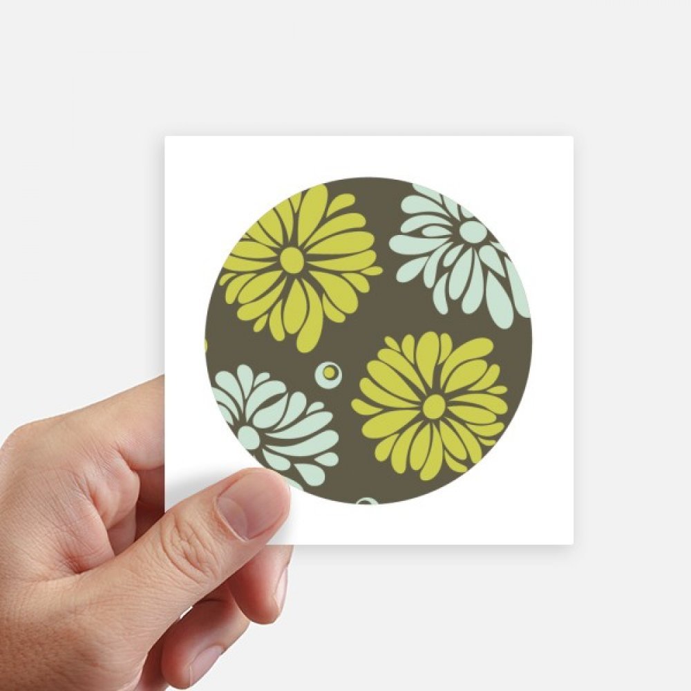 Autocollant fleur chrysanthème 10cm pour personnaliser sa moto et ses bagages