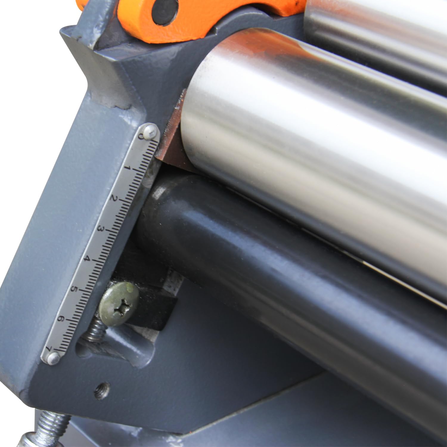 drei-walzen-rundbiegemaschine, 305 mm*1,5 mm, Biegemaschine mit 3 Walzen, solide Bauweise, Antrieb manuell, SR-12, Für Rohre, Zylinder & Metallverarbeitung