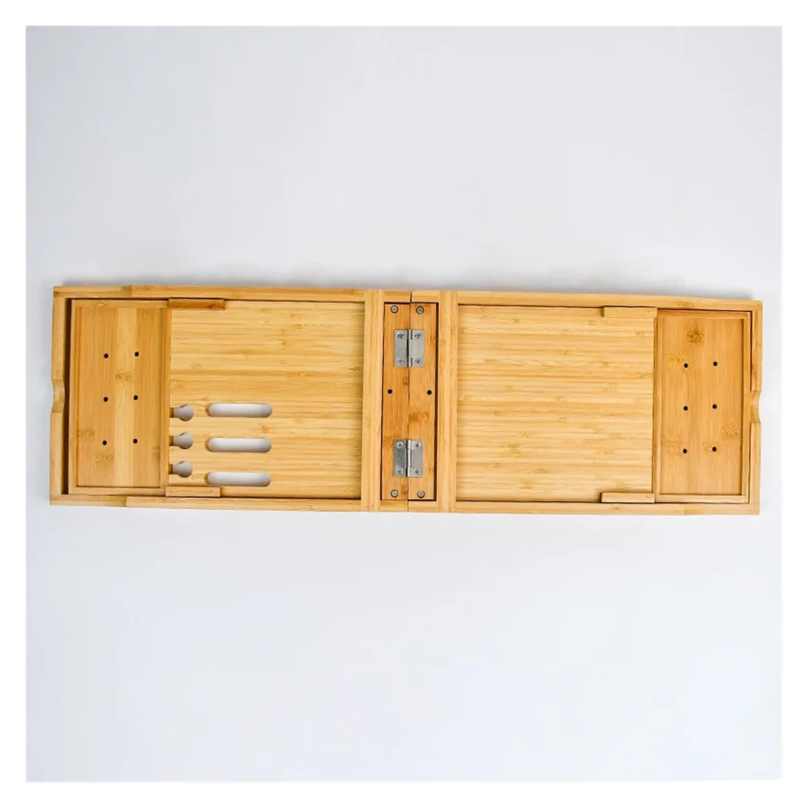 Bandeja de bambú personalizada para bañera de bambú asequible para una experiencia relajante de spa en el baño y el hogar, perfecta para libros, bebidas y accesorios