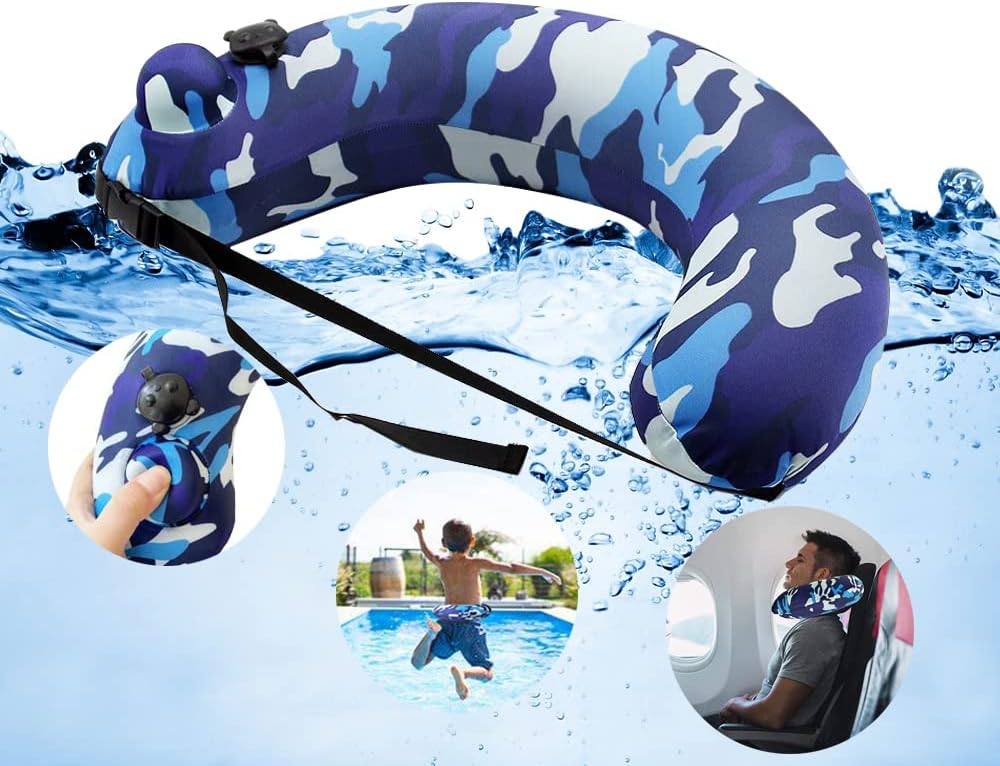 Inflatable Swim Trainer for Kids Adults GEMGO Portable Swim Floating