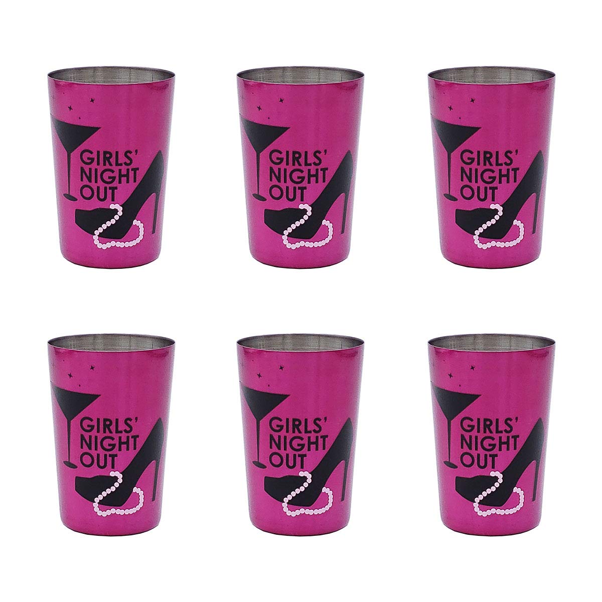 Gifts Infinity® Stainless Steel Shot glass girls night out. (GNO Shot)