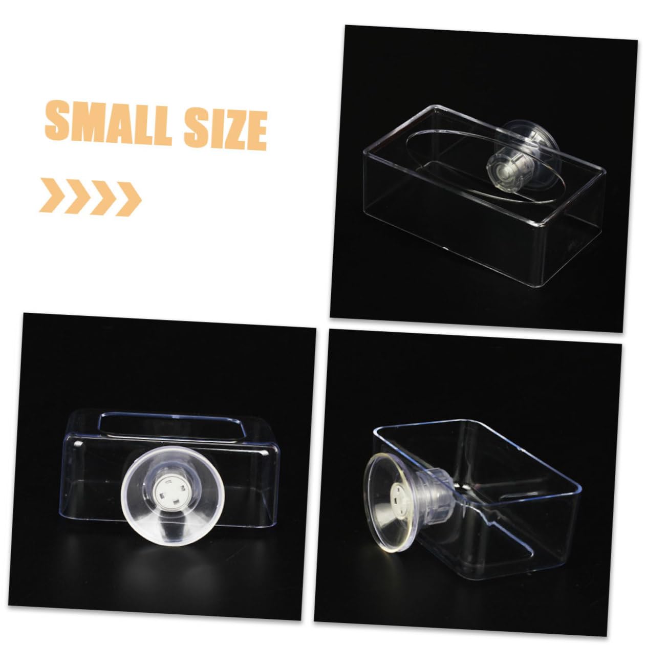 COSMEVIVI Multi-Purpose Aquarium Feeder 2pcs Acrylic Feeding Circles Fish Tank Ring Prevents Food Scattering