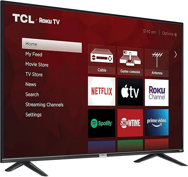 TCL 55" Class 4-Series 4K UHD HDR Smart Roku TV – 55S435, 2021 Model