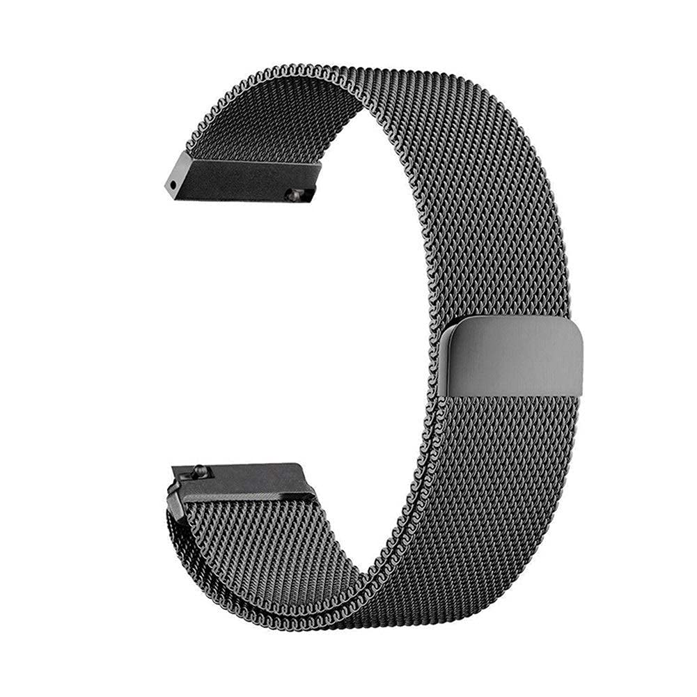 Bracciale in acciaio inossidabile con cinturino da orologio 16 18 20 22 24 mm Fibbia di chiusura magnetica dell'anello a rete