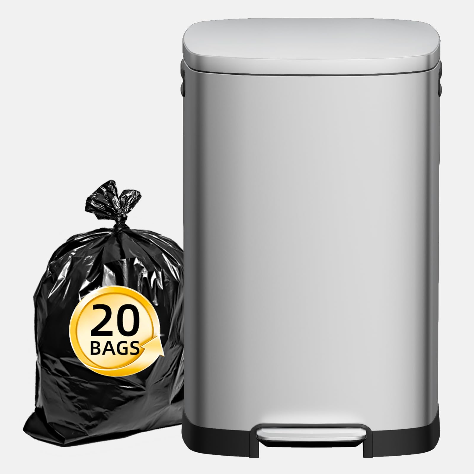 KUK 13 Gallon Kitchen Trash Can