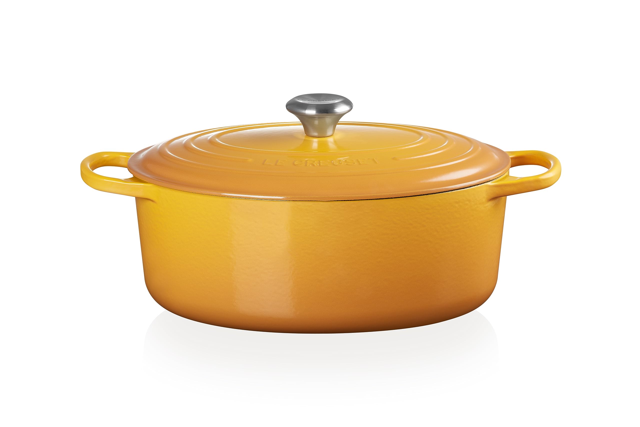 Le Creuset Cocotte oval de hierro fundido, 31 cm, 6, 3 L, Todas Las Fuentes de Calor Incluso inducción, Nectar, 21178316724430