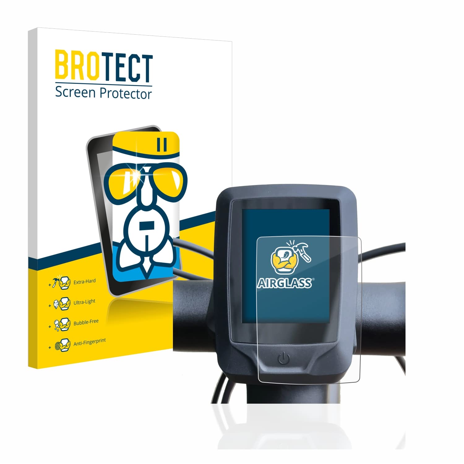 Velo Course Carbone Protection Écran Verre Trempé Anti-Reflet Pour Specialized Turbo Levo (Modèle 4) - Marque BROTECT Protection Anti-reflet écran Vélo