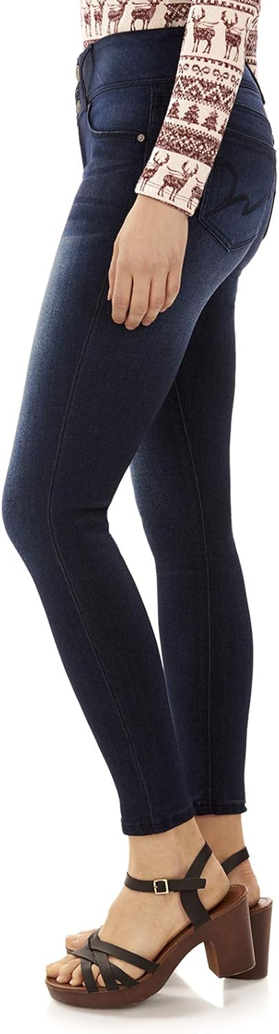 WallFlower Women’s Sassy Skinny High-Rise Insta Soft Juniors Jeans (Standard and Plus)