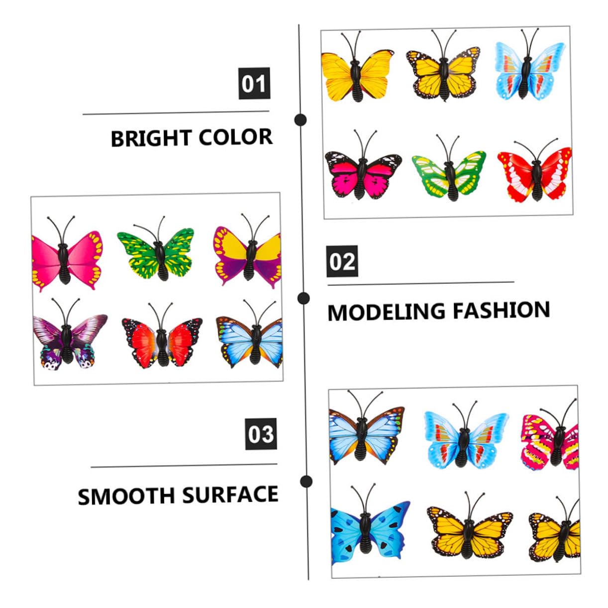 Gadpiparty 5 Series Chincheta De Color Tachuelas para Colgar En La Pared Chinchetas Decorativas Tachuelas Chinchetas Transparentes De Polivinilo 50 Piezas X 5
