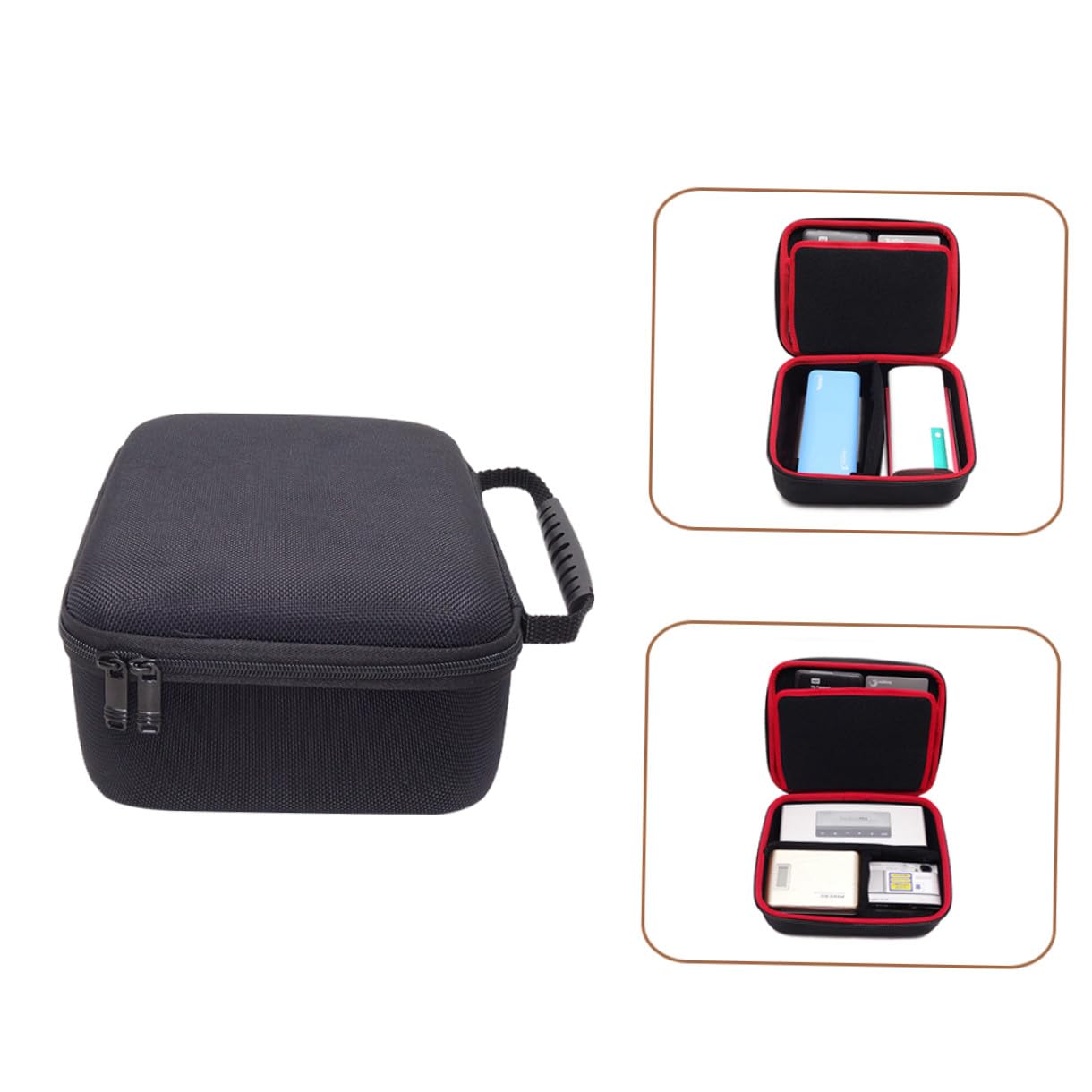 Operitacx Bolsa De Almacenamiento Resistente y Portátil para Ratón Cables y Cargadores con Gran Capacidad Diseño Duradero De Oxford Organizador Práctico para Tecnología y Accesorios Electrón
