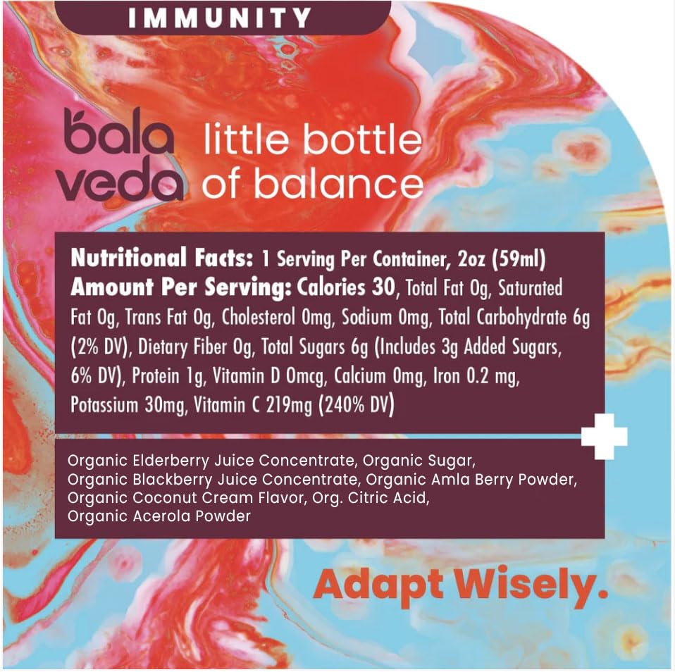 Image of Epic Elderberry Immunity Shot with Vitamin C, 12 Pack | Organic Elderberry with Vitamin C from Amla, Adaptogens + Antioxidants, Vegan, Gluten Free, Glass Bottles