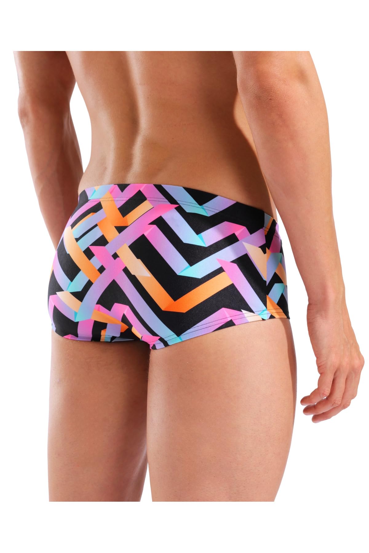 ARENA Costume Uomo Alto Trunk Low Waist Nuoto Piscina Swim Fantasia Taglia 42 ITA