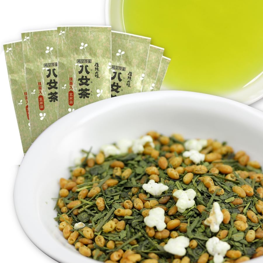 八女茶(特上煎茶)2袋(ほうじ茶)12袋(玄米茶)12袋ヒー Amazon.co.jp: 玄米茶 茶葉 八女茶 100g 袋詰×6袋セット お茶 岩崎園