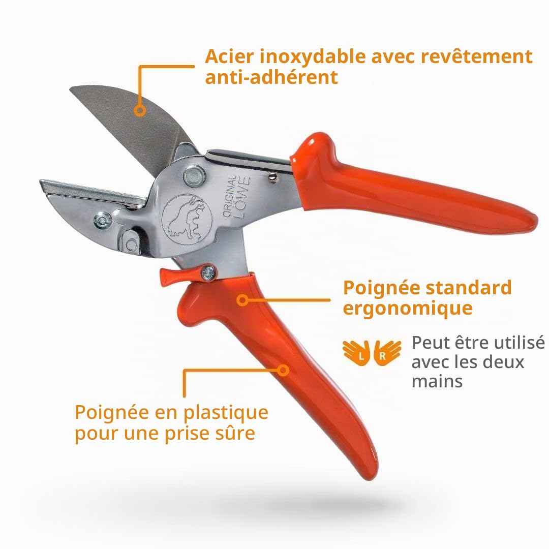 Loewe 1104 Sécateur à enclume Pour grandes mains (Import Allemagne)