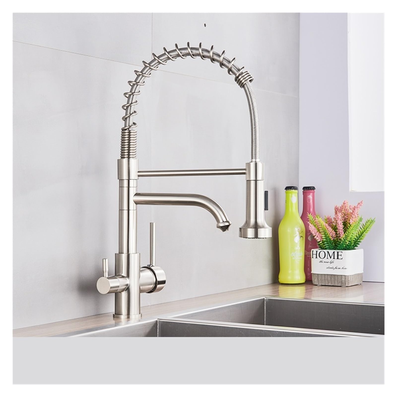 YJYJY Faucet Kitchen Filtered Faucet Water Tap Brass Purifier Faucet Sprayer Drinking Water Tap Vessel Sink Mixer Tap Torneira tap