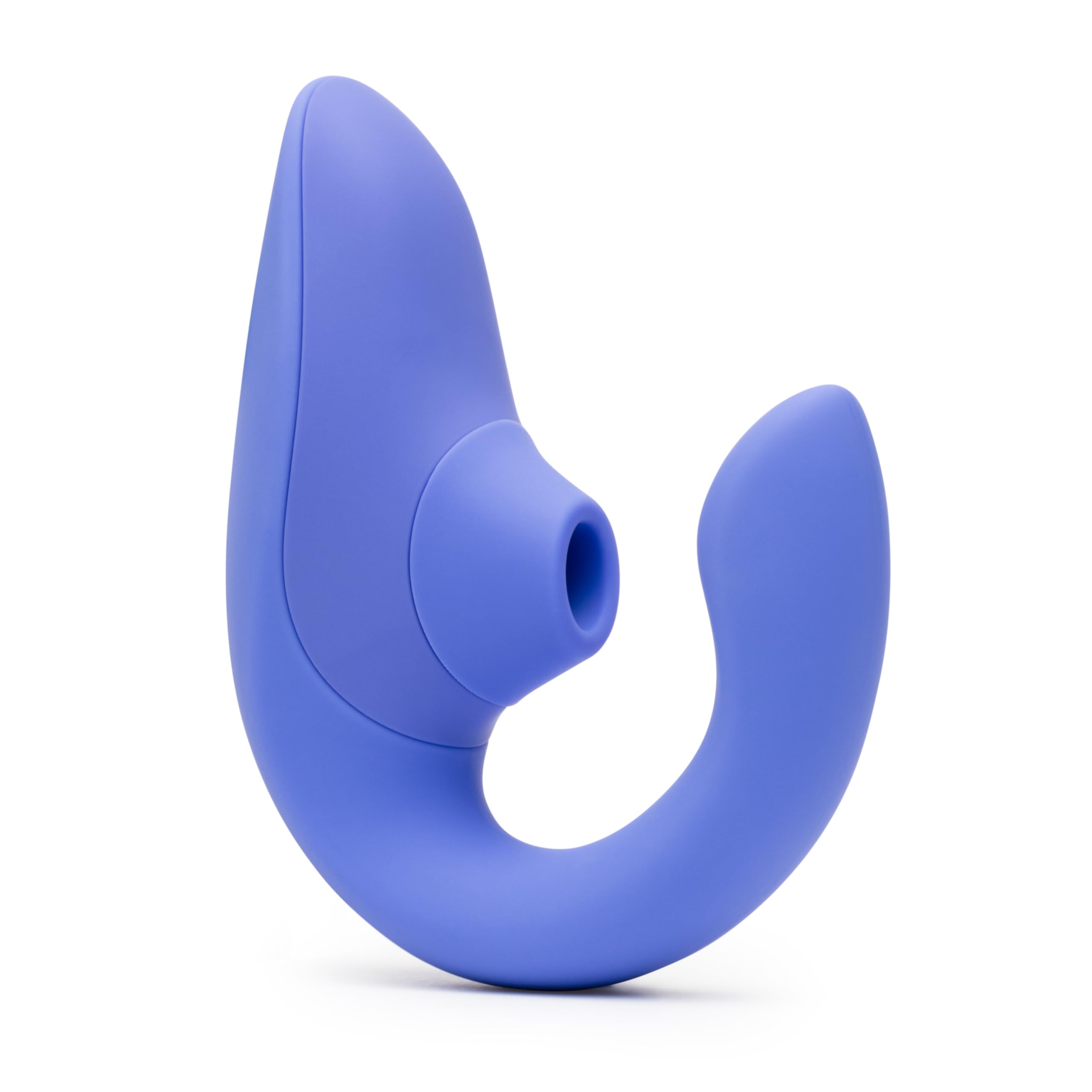 Womanizer Blend Vibratore Rabbit Stimolatore Doppio, Stimolazione Clitoridea Pleasure Air, Vibrazione per il Punto G e Risucchio del Clitoride, Sex Toy per Donne, Impermeabile e Ricaricabile - Blu