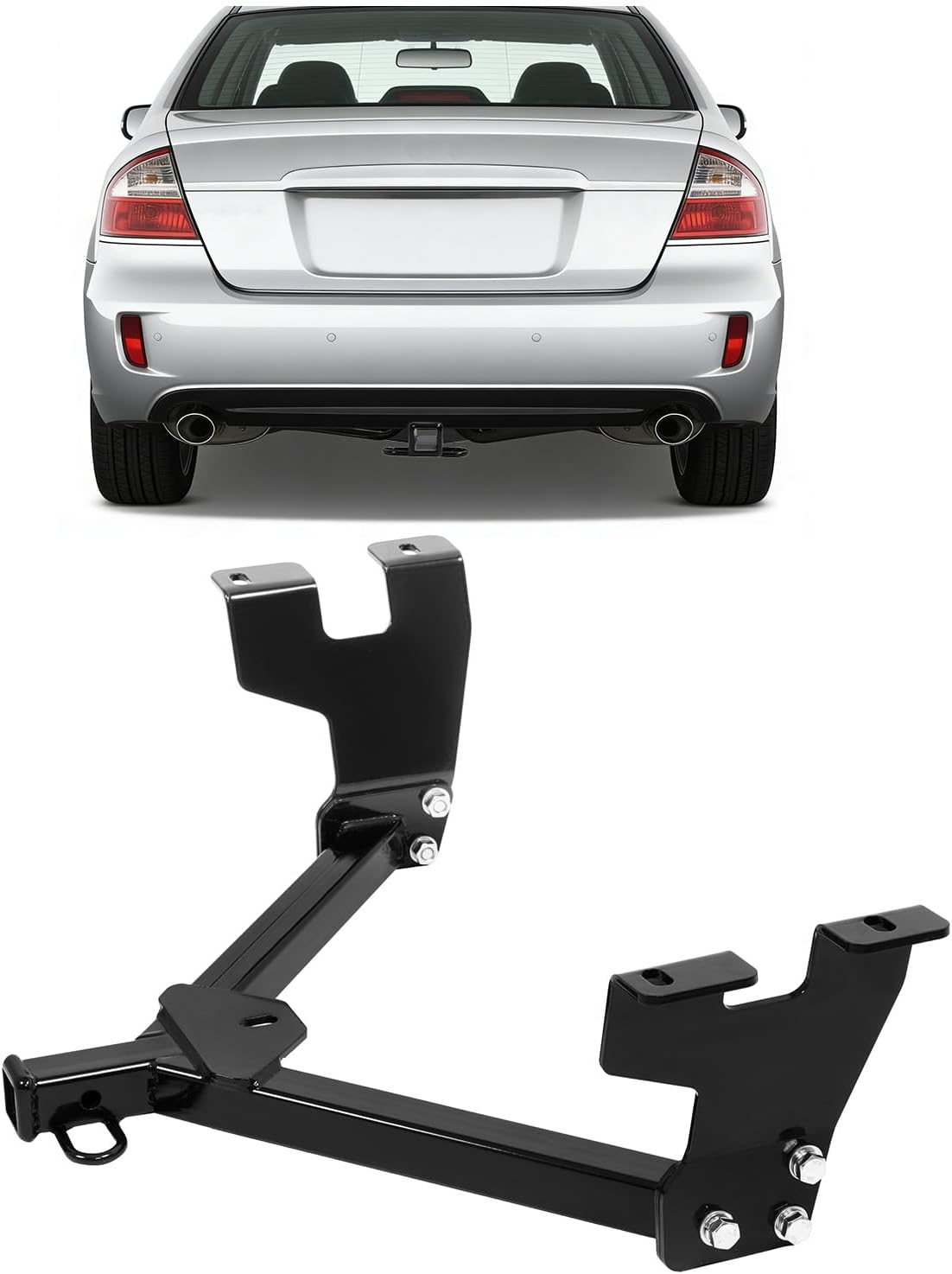 Class 2 Trailer Tow Hitch, 1.25 Inch Receiver Compatible with 2005-2009 Subaru Outback Sedan，Wagon 2005-2009 Subaru Legacy Sedan or Wagon, Including Outback and 2.5 GT