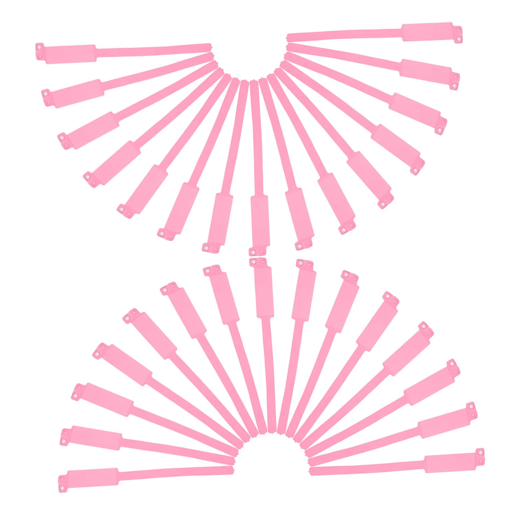 Holibanna 100pcs Writable Disposable Wristbands Tear Resistant Medical Id Bands for Patient Identification Hospitals Comfortable Material