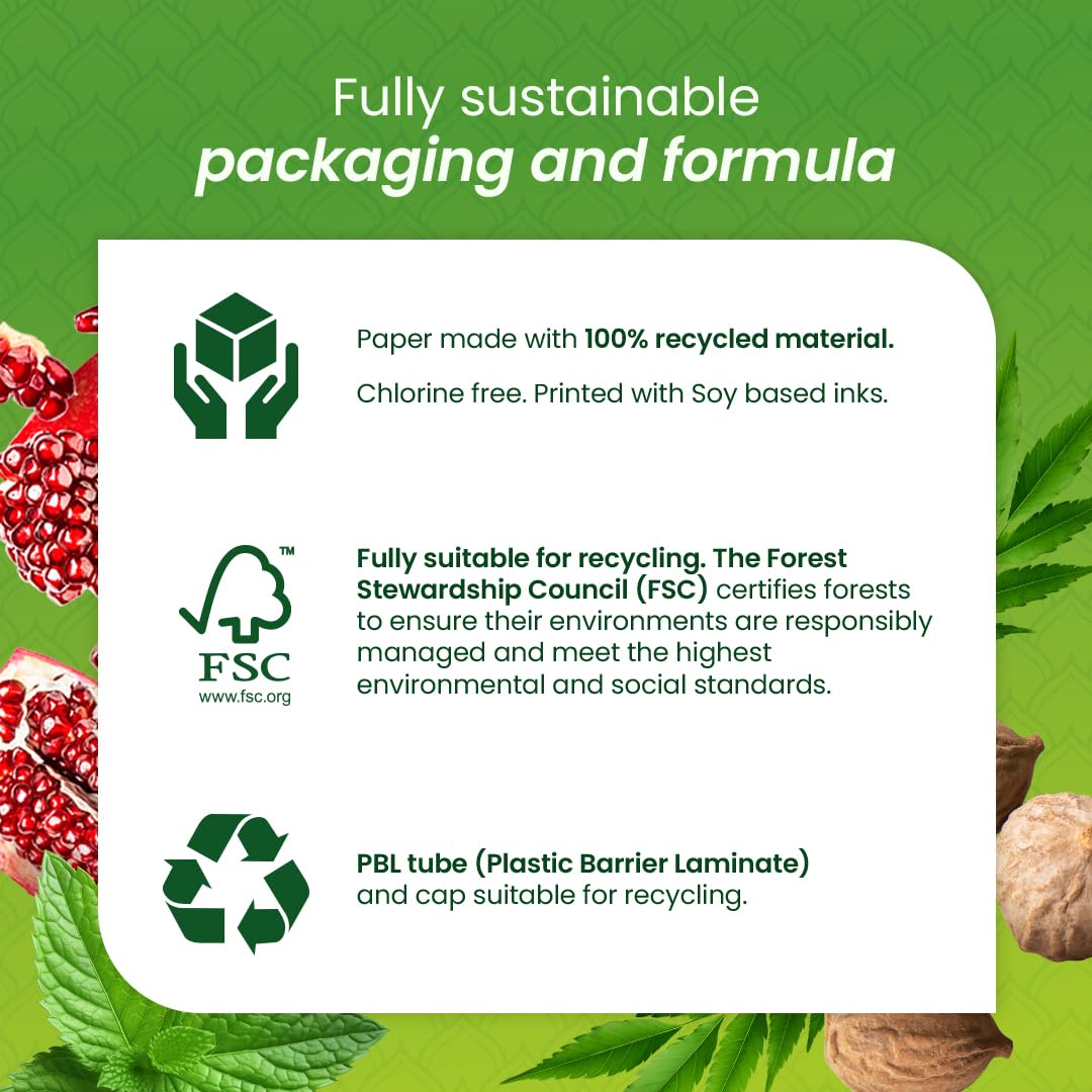 Himalaya Botanique Plak Karşıtı Komple Bakım Diş Macunu 75ml | Ecocert Cosmos Sertifikalı | Organik Aktif, Nane Aromalı | Florür ve Gluten İçermez (2 paketi)