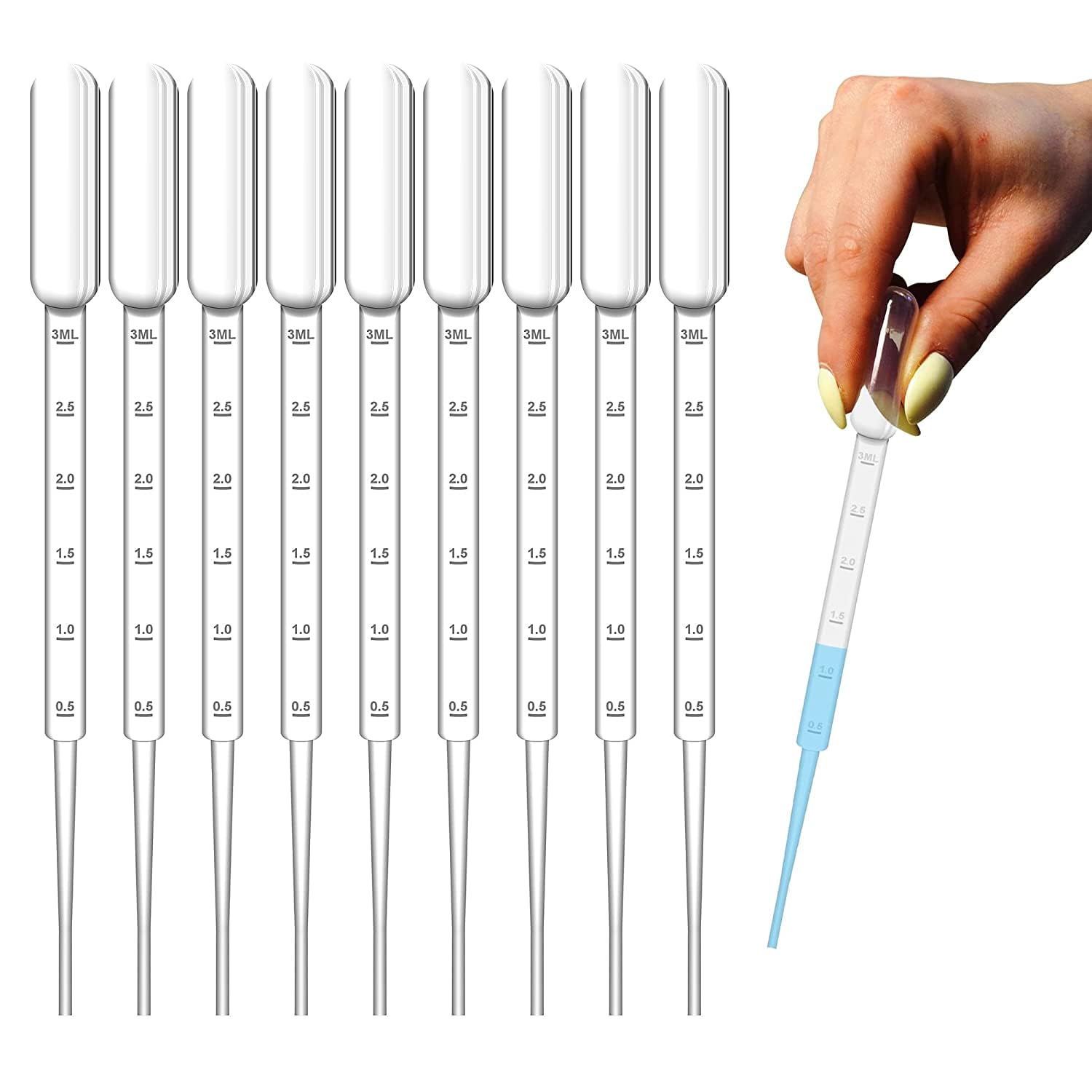 Laboratory dropper Pipette 3ML (Pasture Pipette) Pack of 50