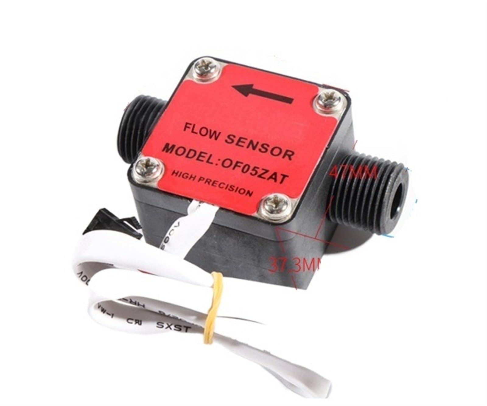 HDPHCRIUN G3/4 / G1/2 External Thread Oval Gear Flowmeter Water/Oil Flow Sensor 1Pcs(44928)