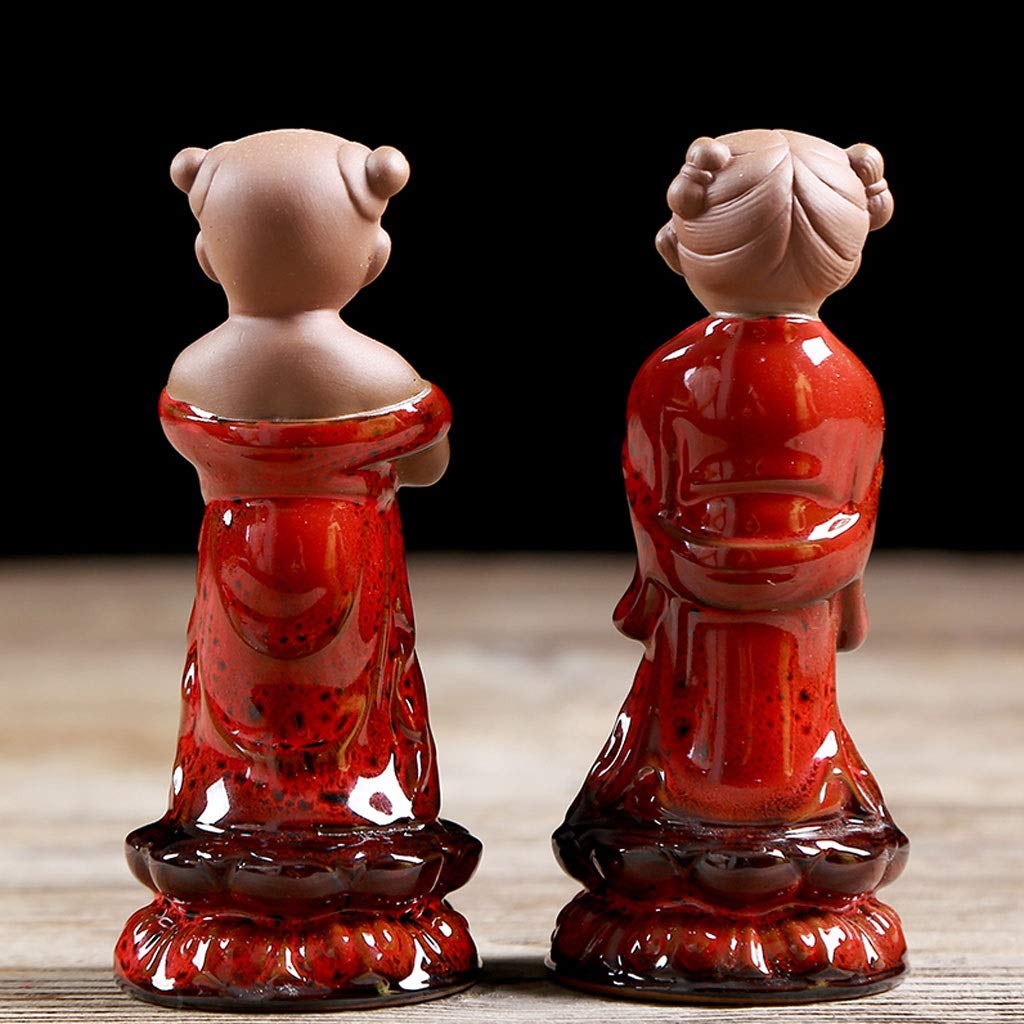 少女像置物/陶器 北欧風 昭和レトロ 陶器人形 可愛い女の子 工芸品 フィギュア