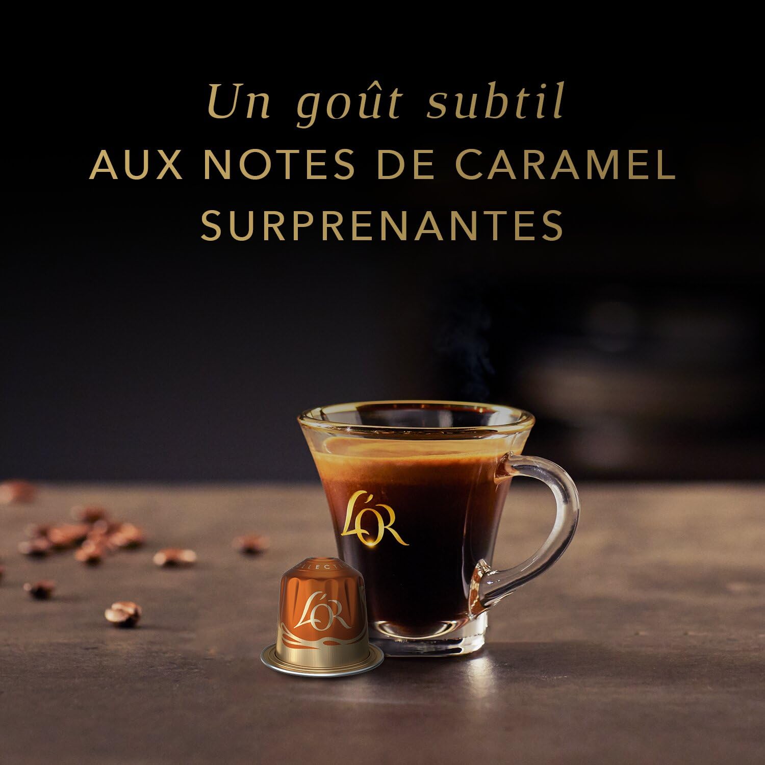 L'Or Espresso Café, 100 capsules Sontuoso Intensité 8, Nespresso®* compatibles