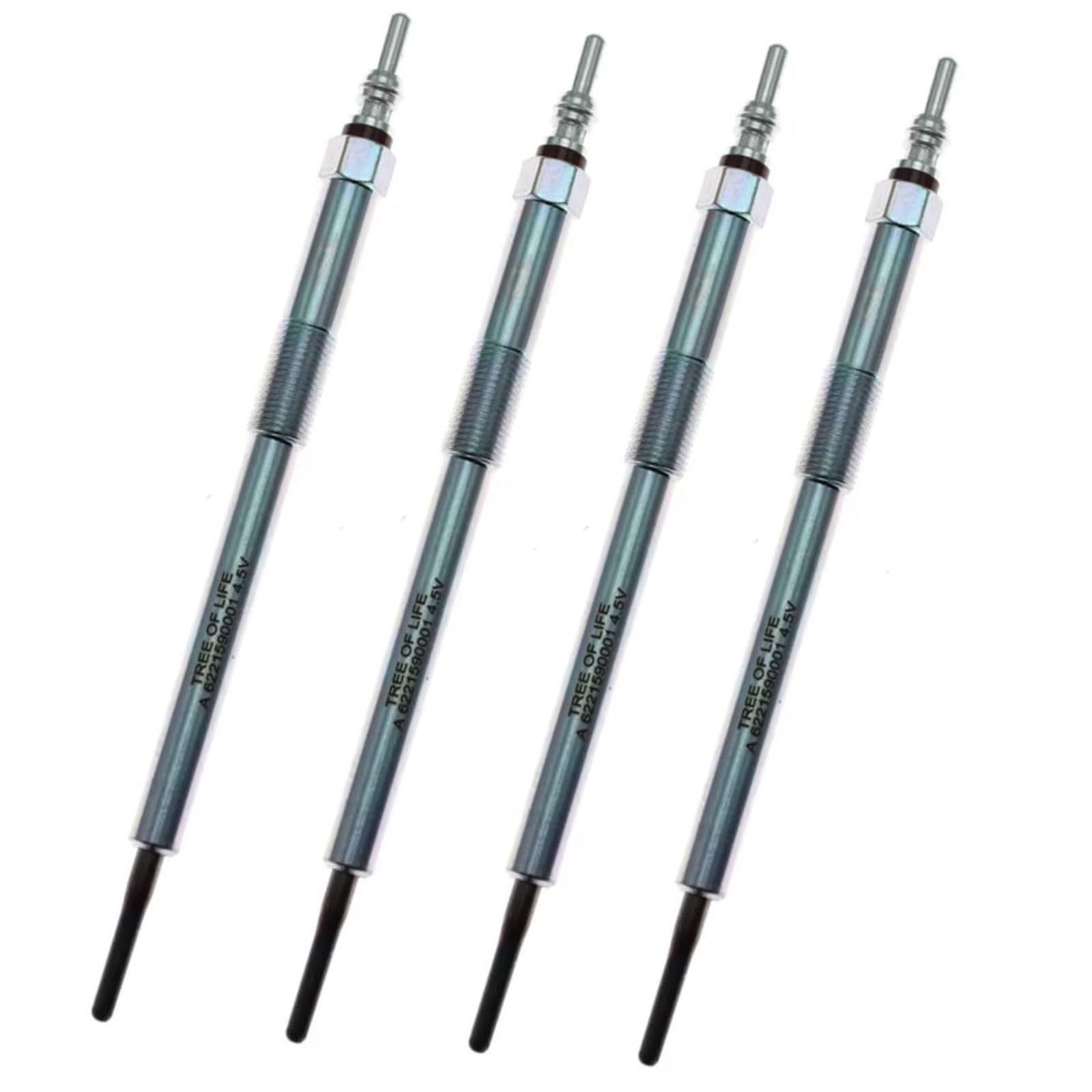 Bujía precalentamiento automóvil Compatible Con Para X-Trail 2014 2015 2016 2017 2018 2019 2020 2021 4X 11065-00Q0L Bujías Incandescentes De Doble Núcleo Para Diésel.