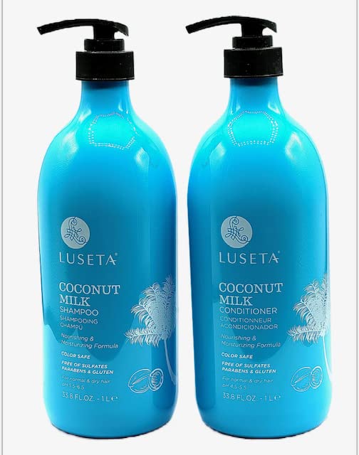 Luseta Coconut Milk Shampoo Conditioner Duo Pack set 33.8