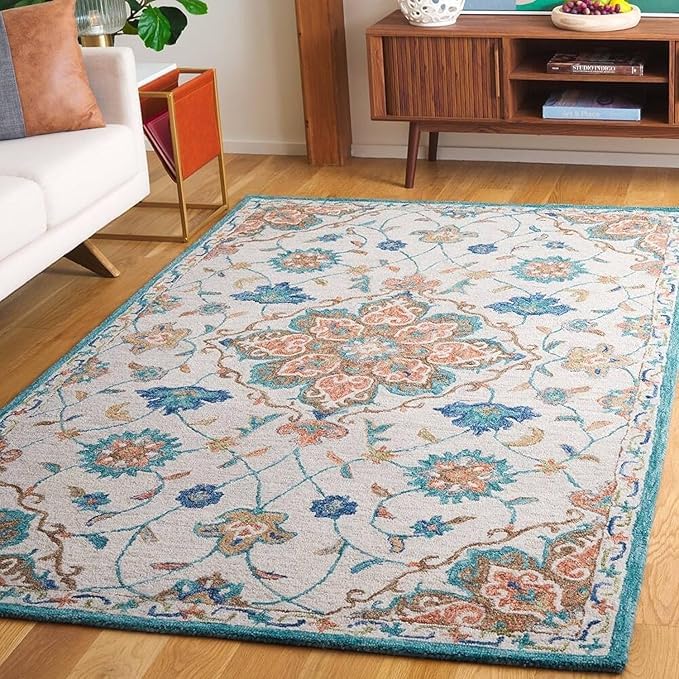 Image of Handmade Primium Collection Pure Woolen Carpet for Living Room,Bedroom and Hall (5 X 7) Feet Color Multi-20