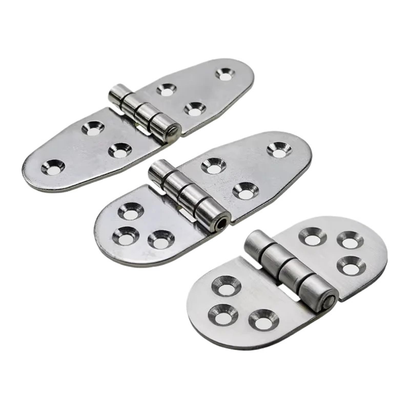 Douknail Brushed-1 Stainless Steel Hinges For Industrial Machinery Equipment Cabinet Doors And Marine 1Pcs(Brushed-1)