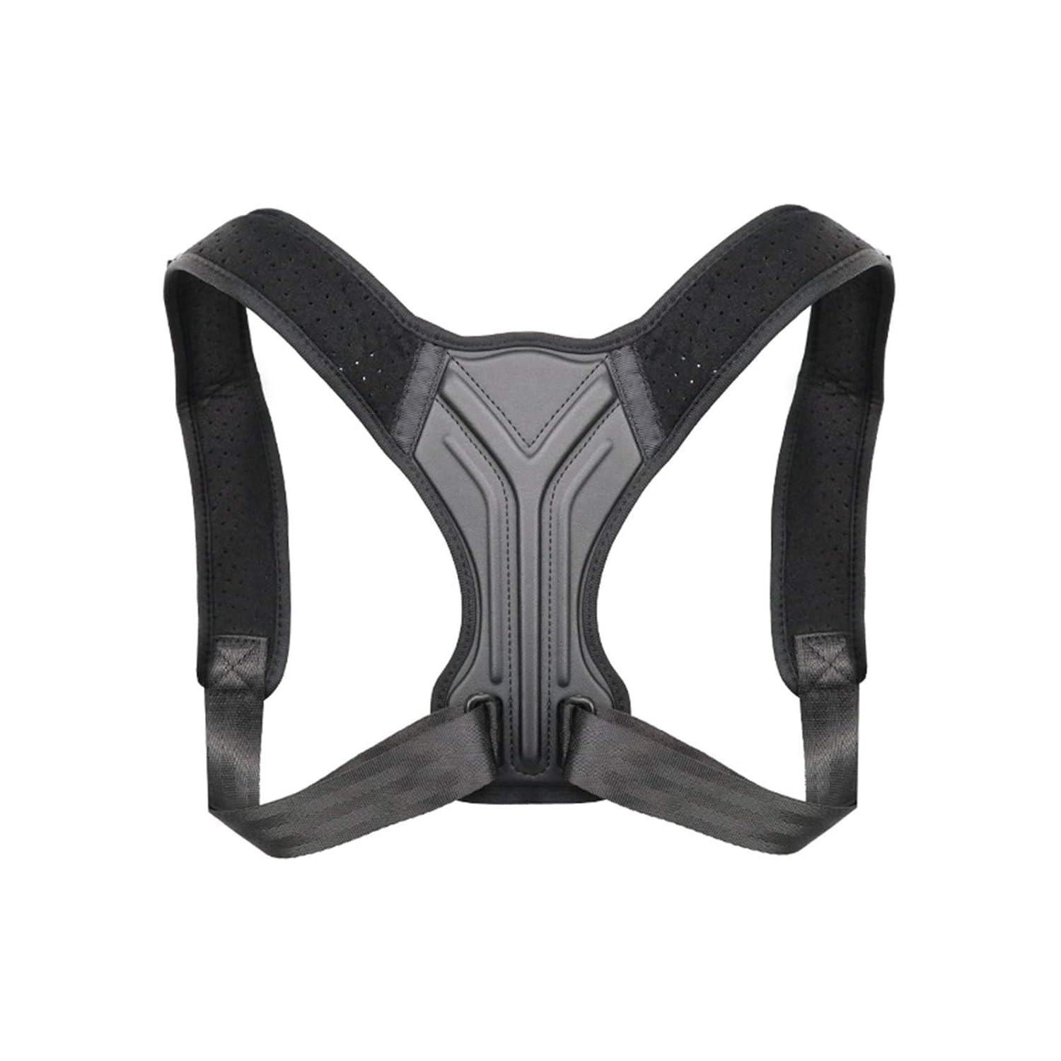 Back Adjustable Corrector Belt Clavicle Spine Men Women Workplace Outdoor Upper Shoulder Lumbar Correction (Color : Small)