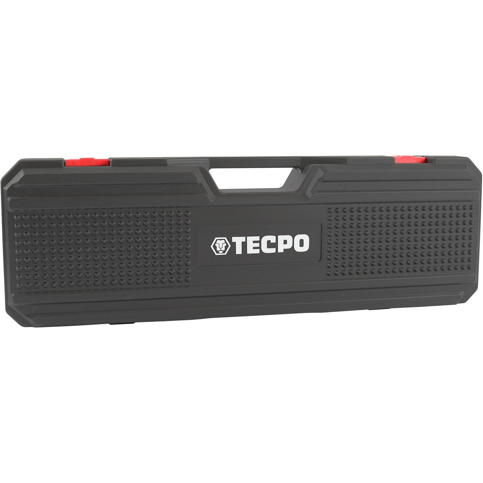 TECPO Juego de llaves dinamométricas de 1/2 pulgadas, 50 – 350 Nm, 72 dientes mecánicos, calibrado, alta precisión de ± 3%, en maletín del sistema, llave de bits de extensión para neumáticos, montaje