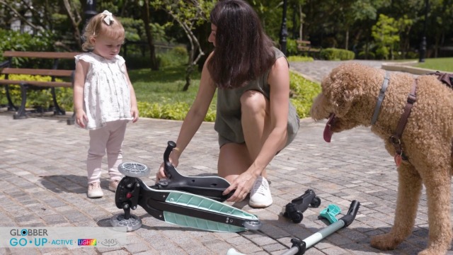 Amazon.com: Globber Go Up Active Lights 360° Scooter (Multicolor