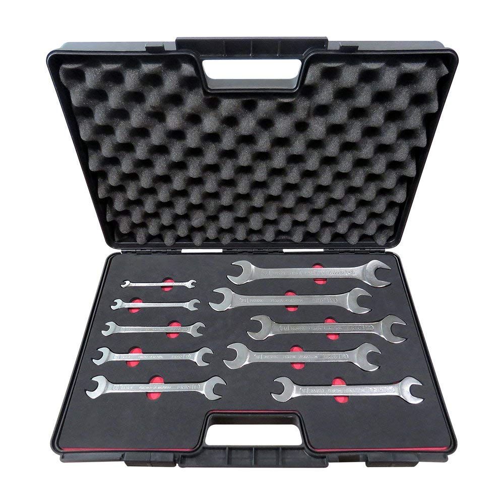 Brio Anahtar İki Ağız Set 10 Parça 6X7-24X27 Çantada