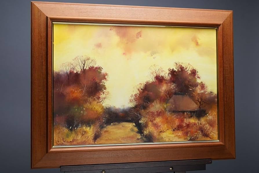 悳 俊彦さんの絵 橋 油彩画