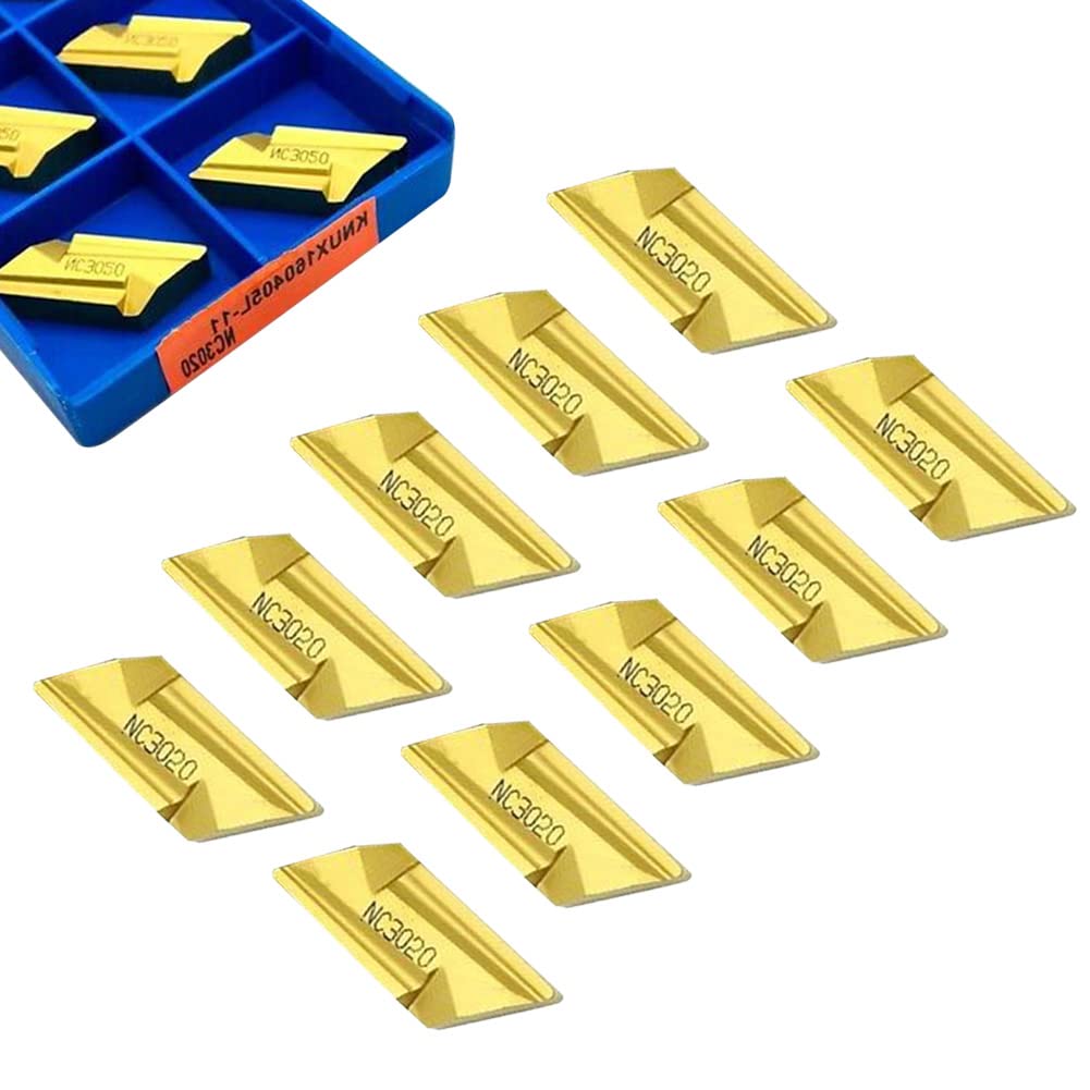 SPORTARC 10pcs KNUX160405R-11 NC3020 inserti di tornitura in carburo indicizzabili 10 pz Per DKJNR strumento Rght