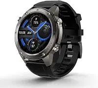 Smartwatch Brave à Prova d'Água, 170+ Modos Esporte, GPS Duplo, Resistência Militar IP69K, 10 Dias Bateria
