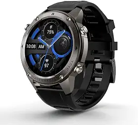 Smartwatch Brave à Prova d'Água, 170+ Modos Esporte, GPS Duplo, Resistência Militar IP69K, 10 Dias Bateria