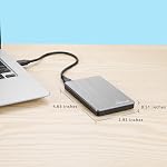 Portable External Hard Drive, USB 3.0, Ultra Slim, Compatible with MAC Desktop Laptop PC (Grey, 500, GB)