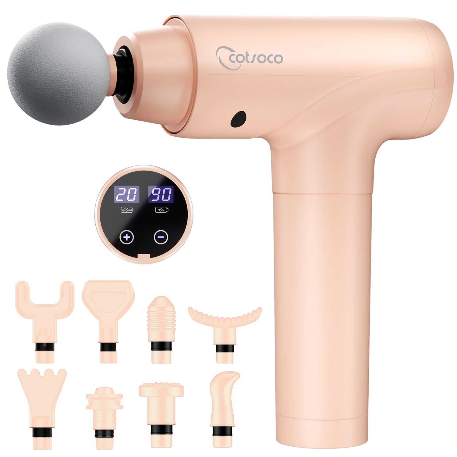 Sponsored Ad – Massage Gun Deep Tissue, Muscle Massage Gun Back Massager for Pain Relief, 20 Speeds Handheld Electric Massager Tool with Silent Brushless Motor, Suitable for Gym Office Home Travel, Pink