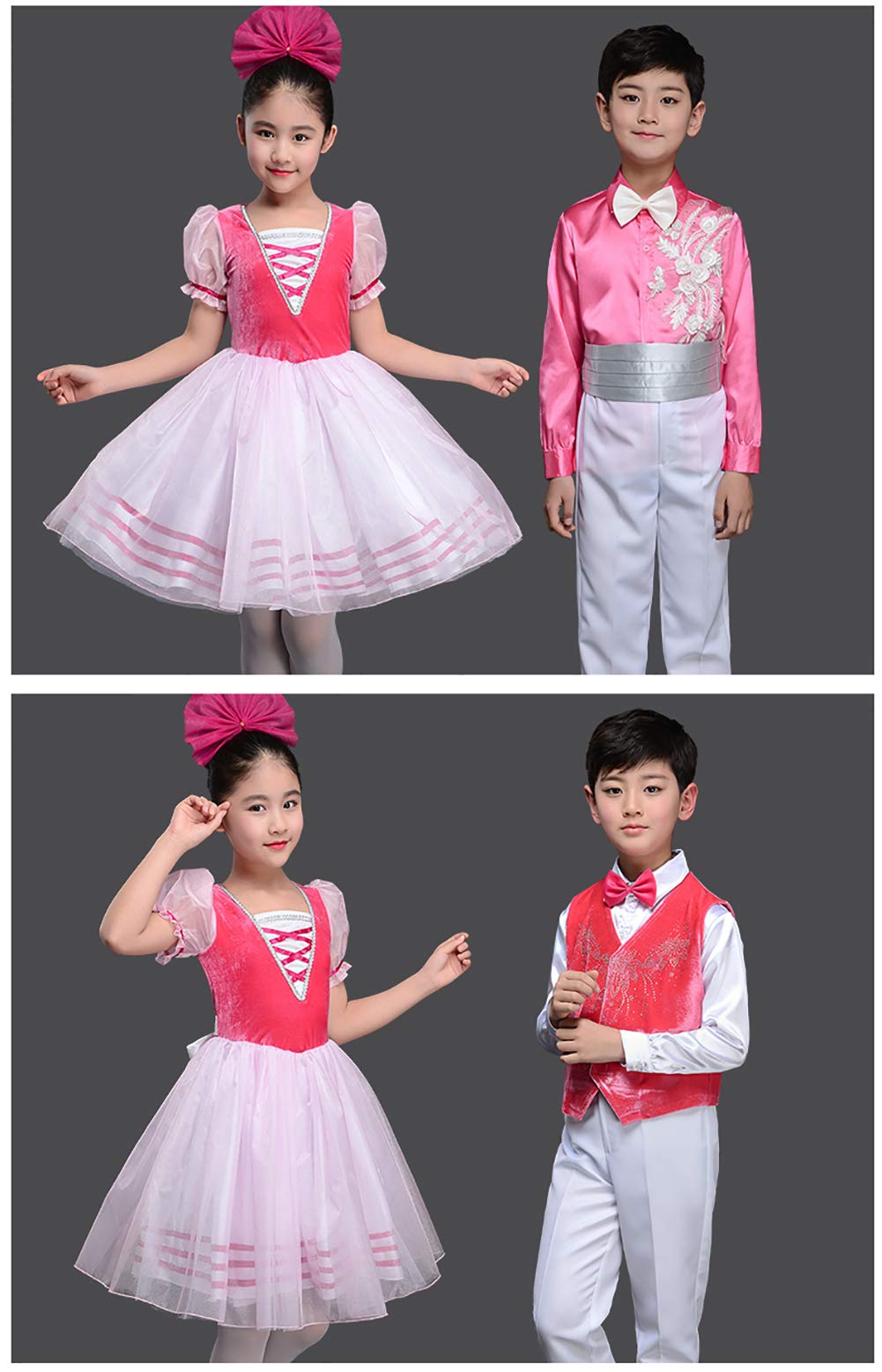 Amazon.co.jp: 【Reiheikanemochi】キッズ ダンス ステージ衣装 バレエ