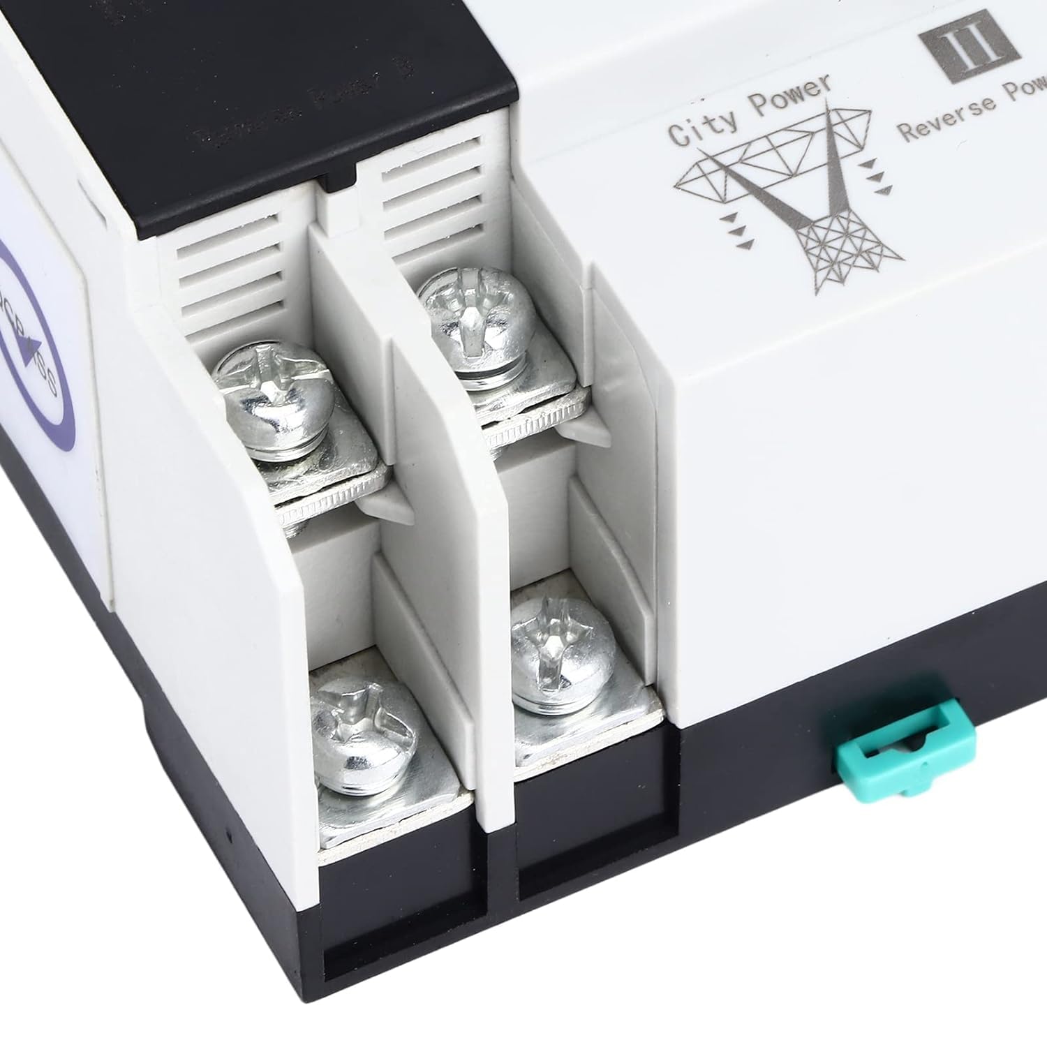 Commutateur de transfert automatique à double puissance, commutateur de transfert de puissance de distribution d'alimentation secondaire 230V AC 100A NLQ4-125, pour Home Factory