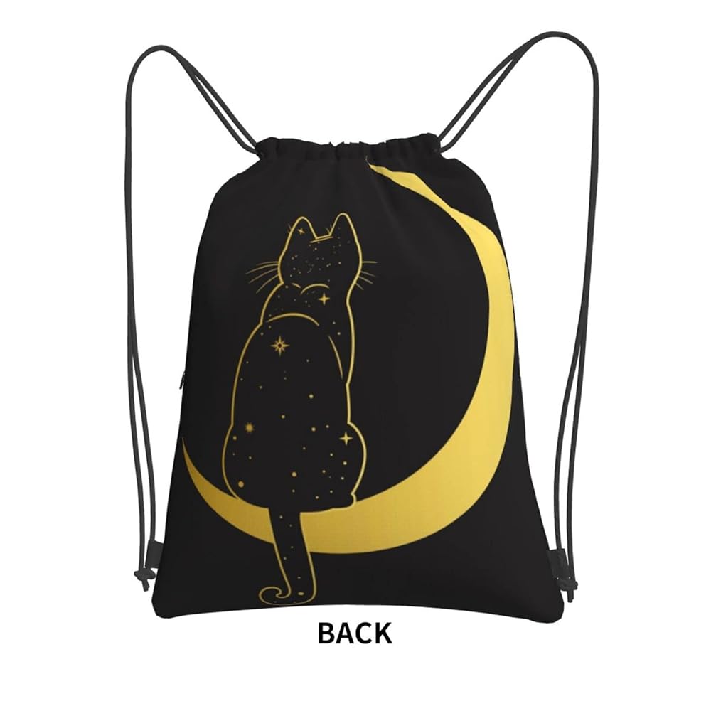 ⭐︎⭐︎確認用⭐︎⭐︎ hama　体操着袋2点 Amazon.co.jp: ジムサック 巾着袋 ナップサック 猫 月 後ろ姿